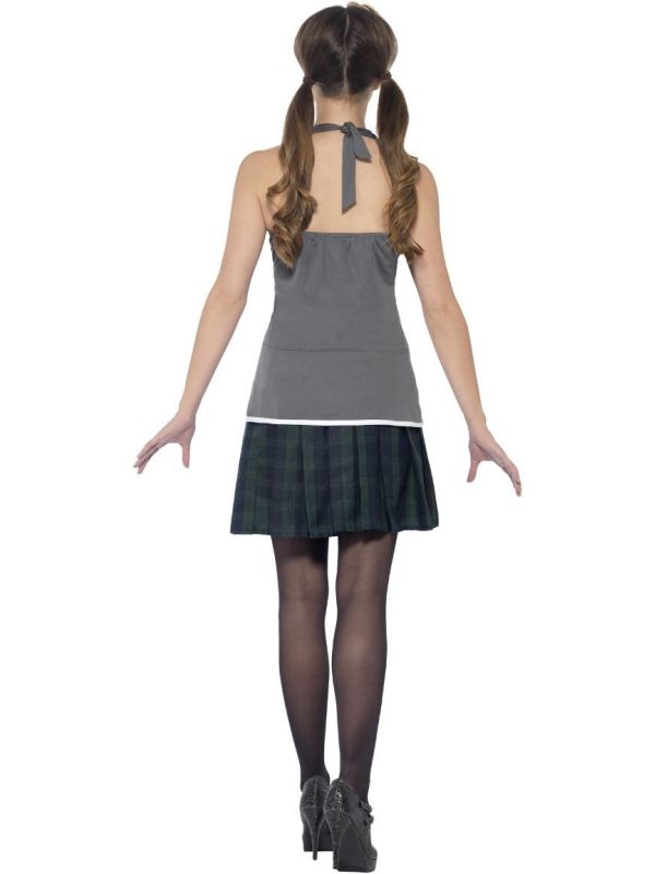 Nerdy schoolmeisje kostuum dame