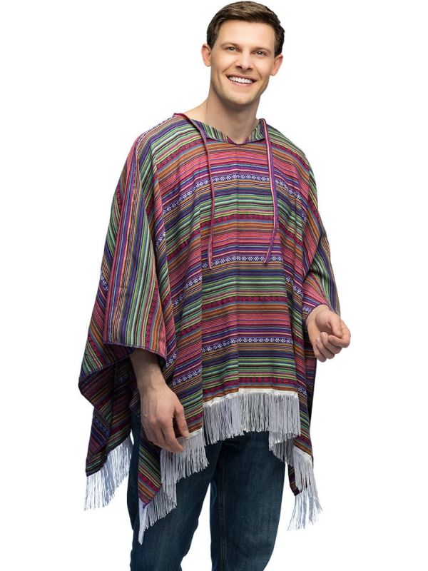 Peruaanse Andes Poncho Heren