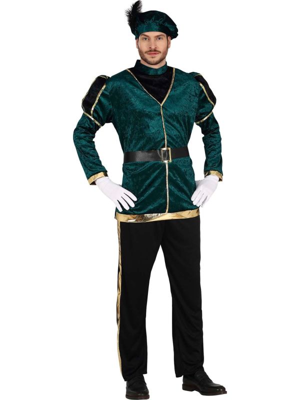 Pietenpak Heren Groen Goud