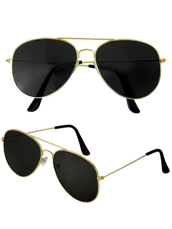 Piloot Zonnebril Zwart Dames Heren
