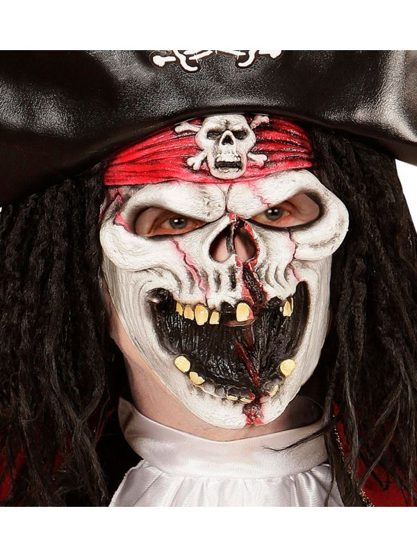 Piraat Skelet Masker Kind