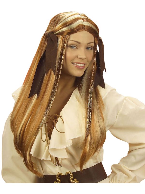 Piraten Dame Pruik