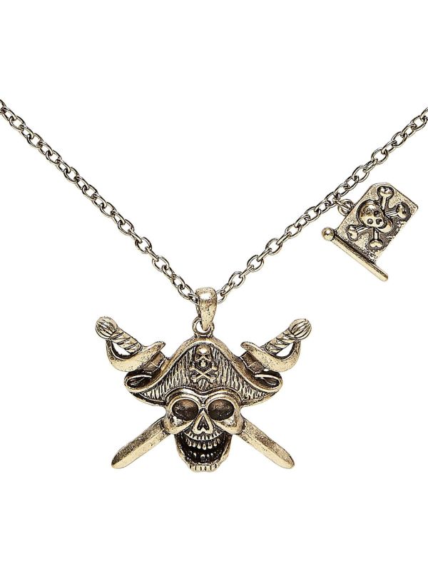 Piraten Doodshoofd Ketting