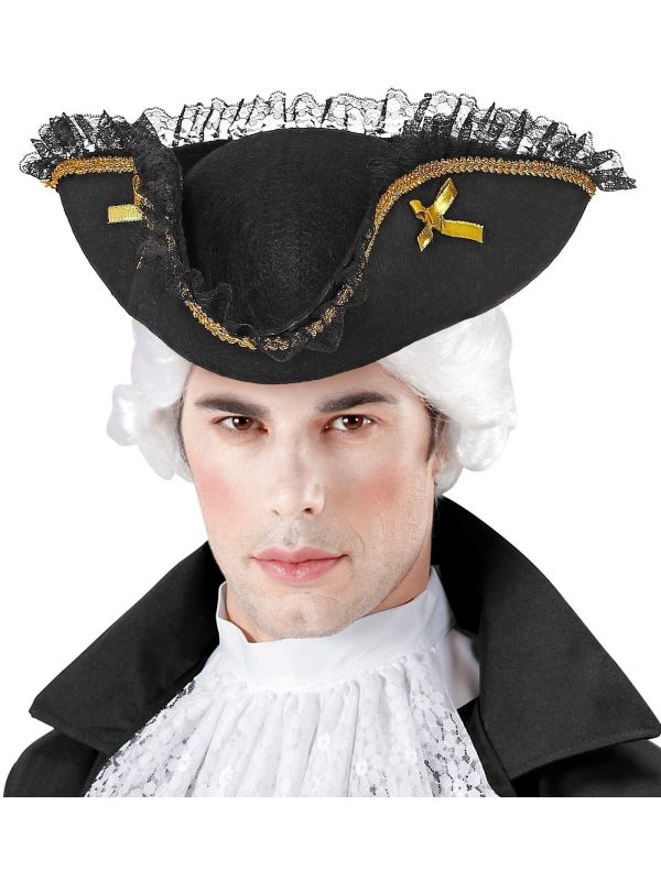 Piraten Hoed Gouden Trim Dames