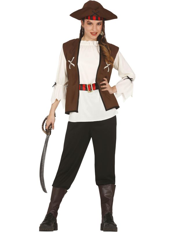 Piraten Kostuum Meisjes 14-16 Jaar