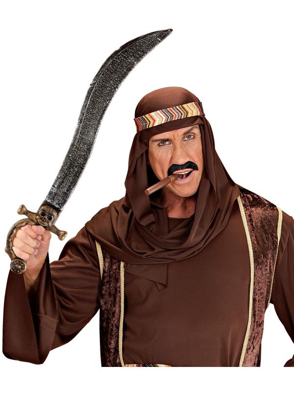 Piraten Zwaard Gekromd 73cm