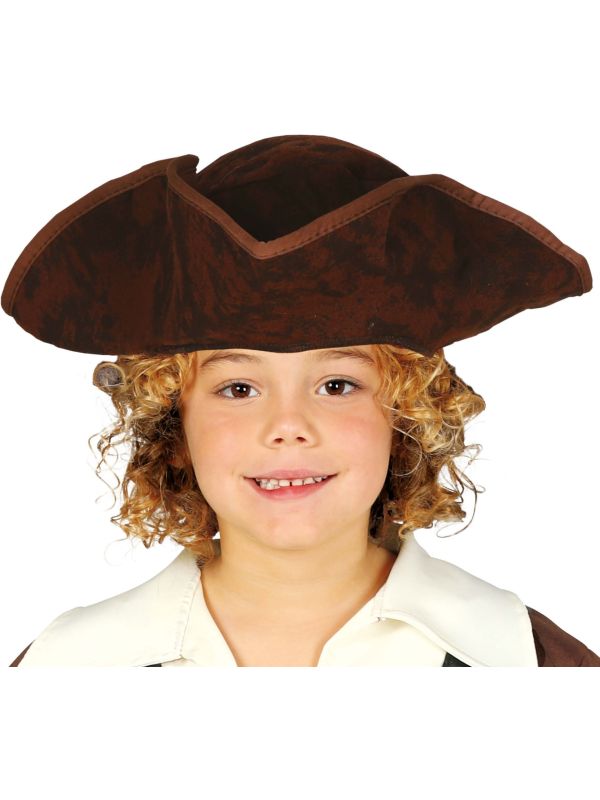 Piratenhoed Bruin Kind