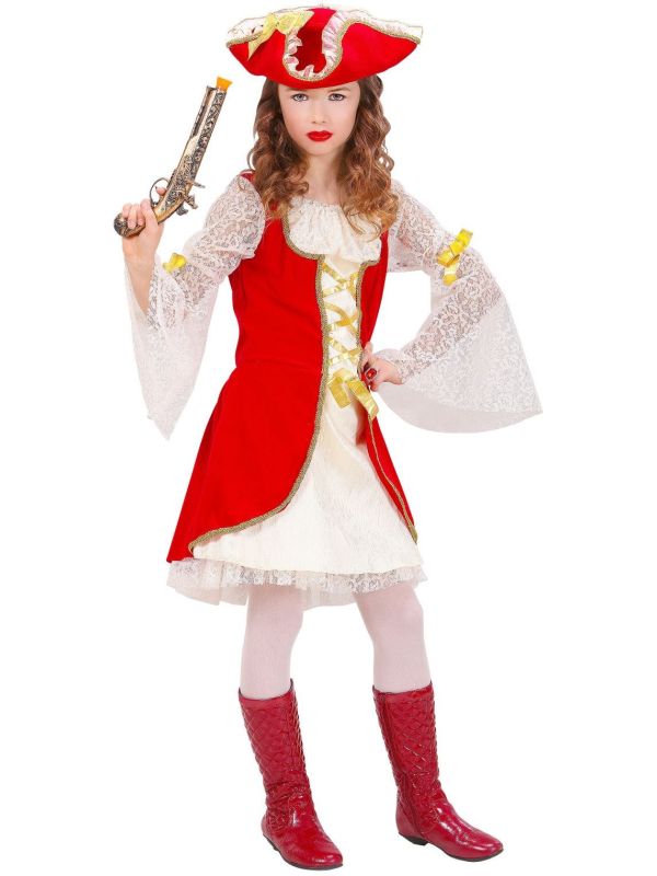 Piratenkapitein Meisje Kostuum