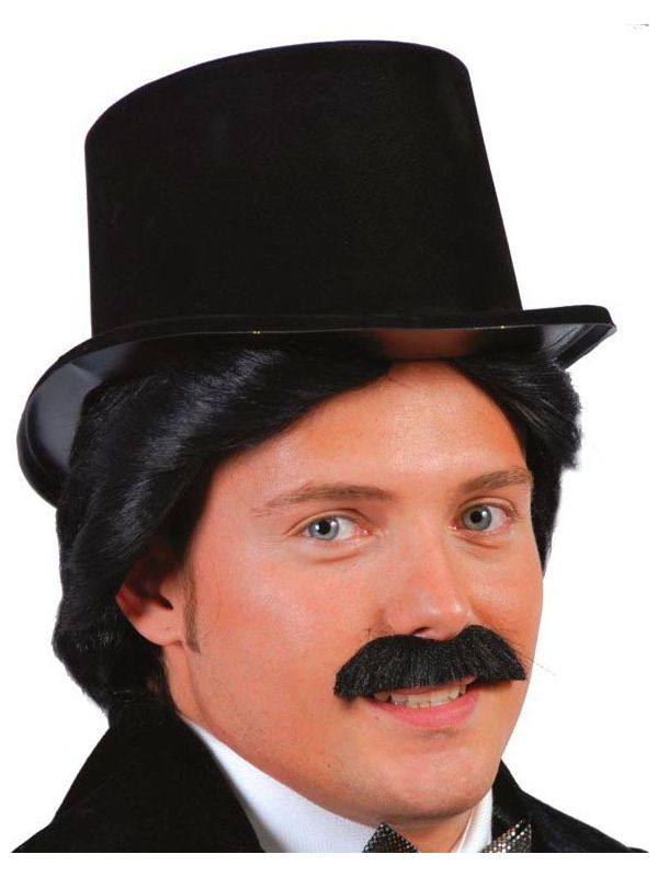 Plastic Hoge Hoed Zwart