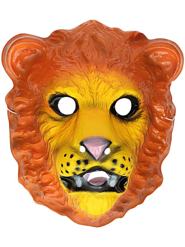 Plastic Leeuwen Kindermasker