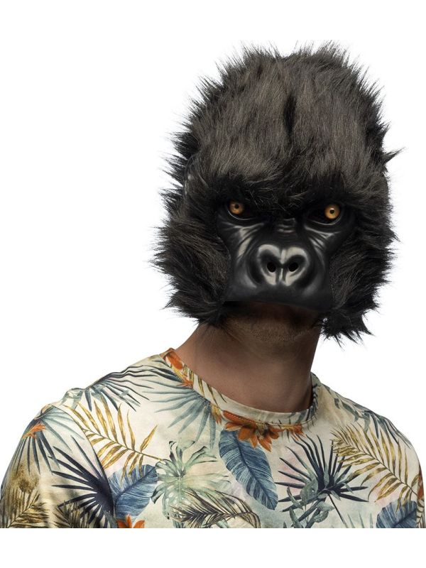 Pluche Gorilla Gezichtsmasker