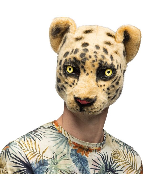 Pluche Luipaard Masker