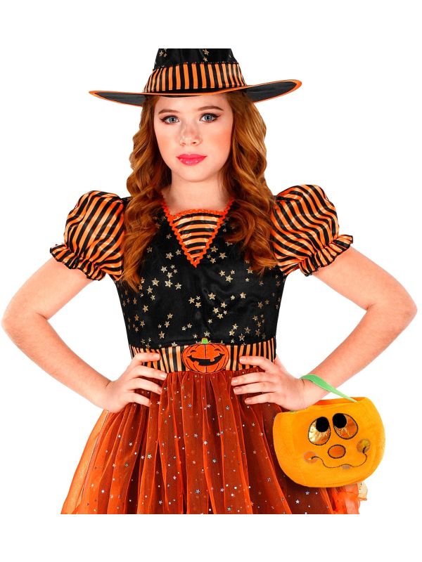 Pluche Oranje Pompoen Tas