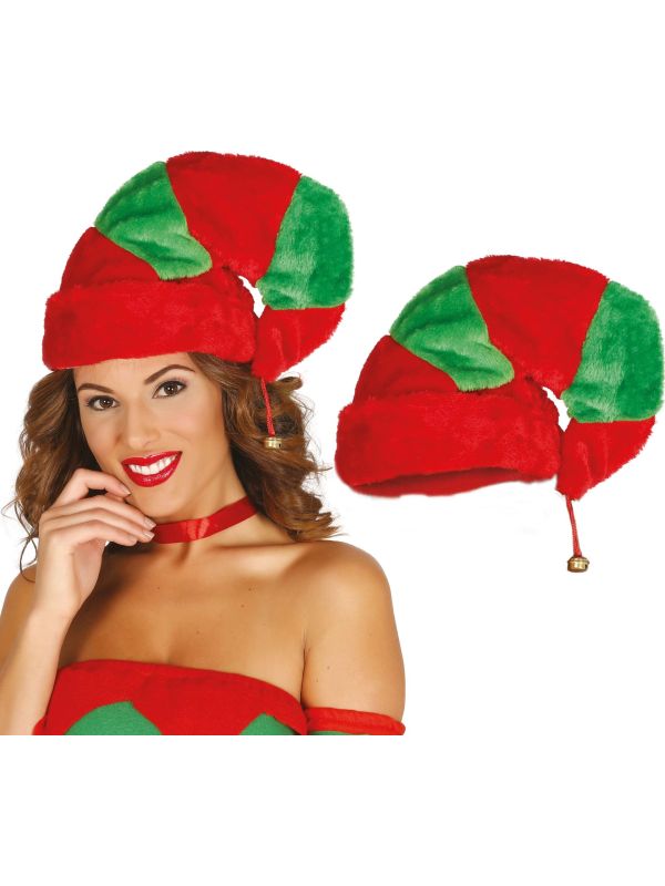 Pluche Zachte Kerst Elf Muts