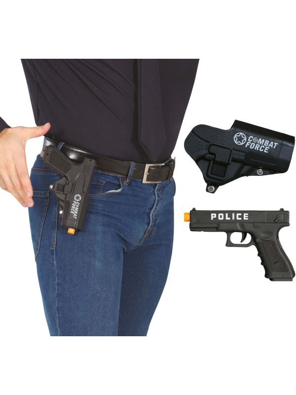 Politie Holster met Pistool 20cm