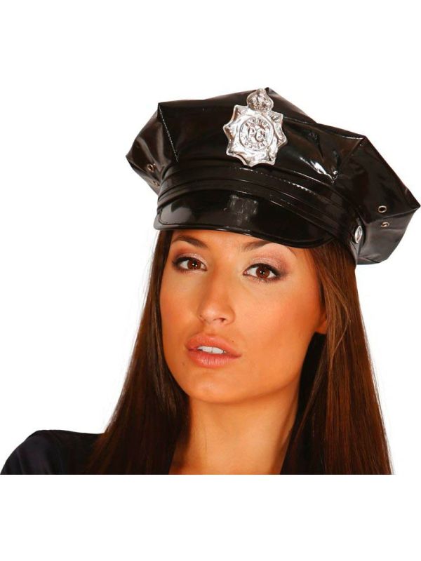 Politie Pet Leerlook