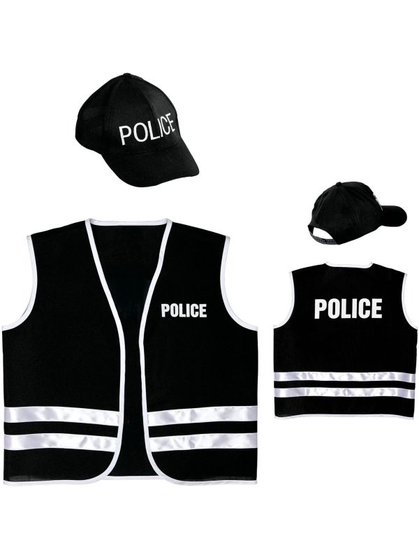 Politie Vest met Pet