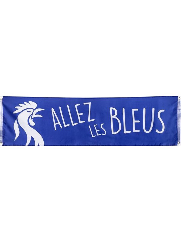 Polyester Banner 'Allez Les Bleus' 180cm