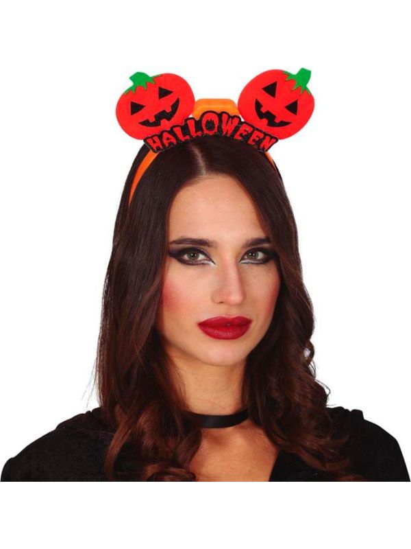 Pompoen Haarband met Licht