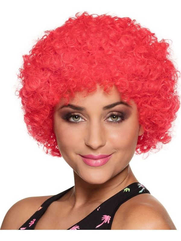 Poppy Afro Pruik Rood