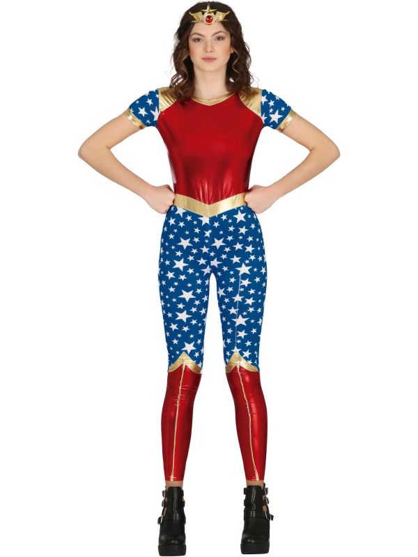 Power Superwoman Kostuum Meisjes 14-16 Jaar