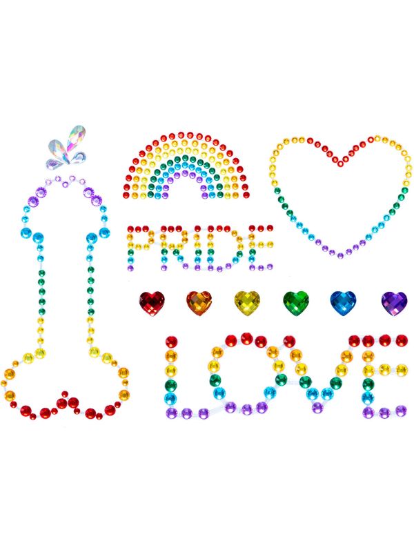 Pride Bodyjewels Stickers
