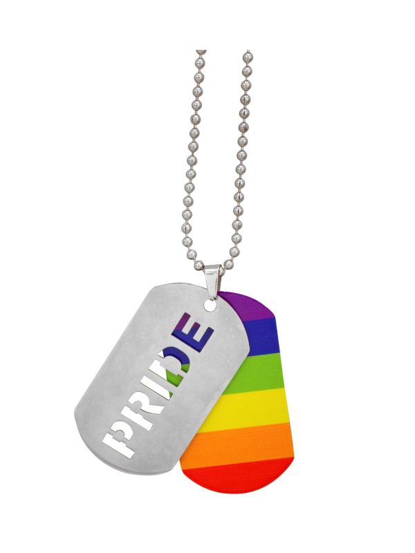 Pride Tag Ketting Regenboog Dames Heren