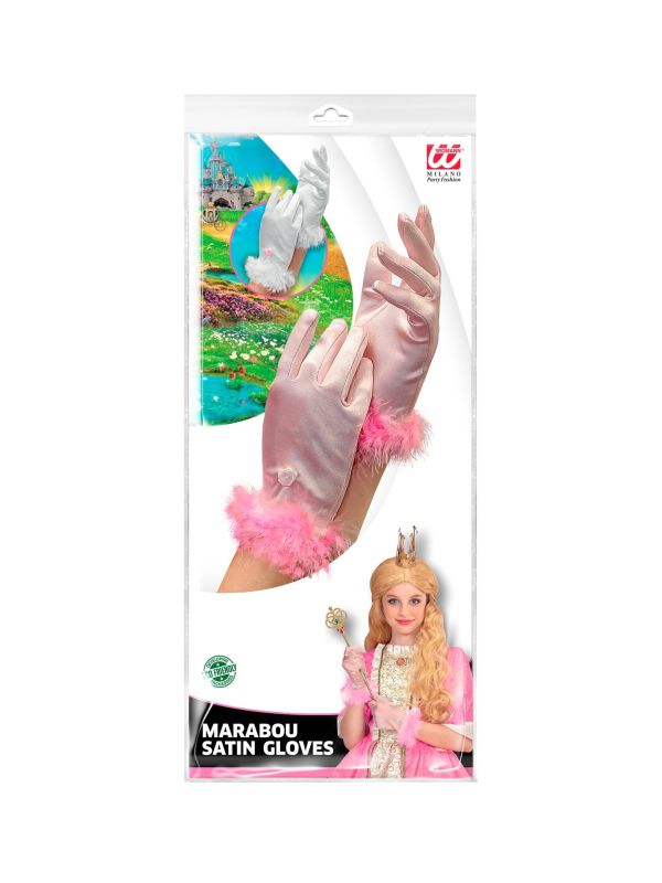 Prinses Handschoenen Roze Meisjes