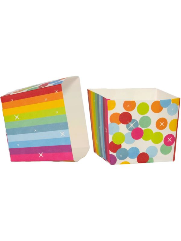 Rainbow Birthday Party Snoepbakjes