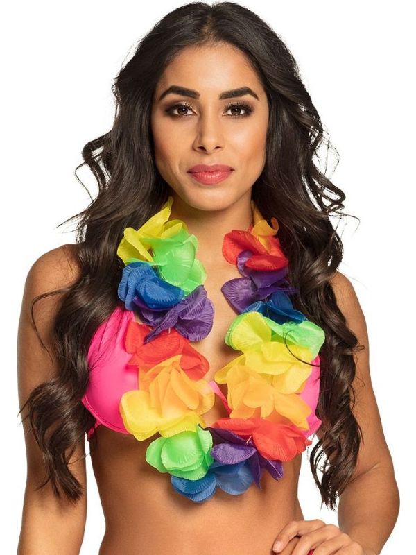 Rainbow Xl Hawaii Bloemen Slinger