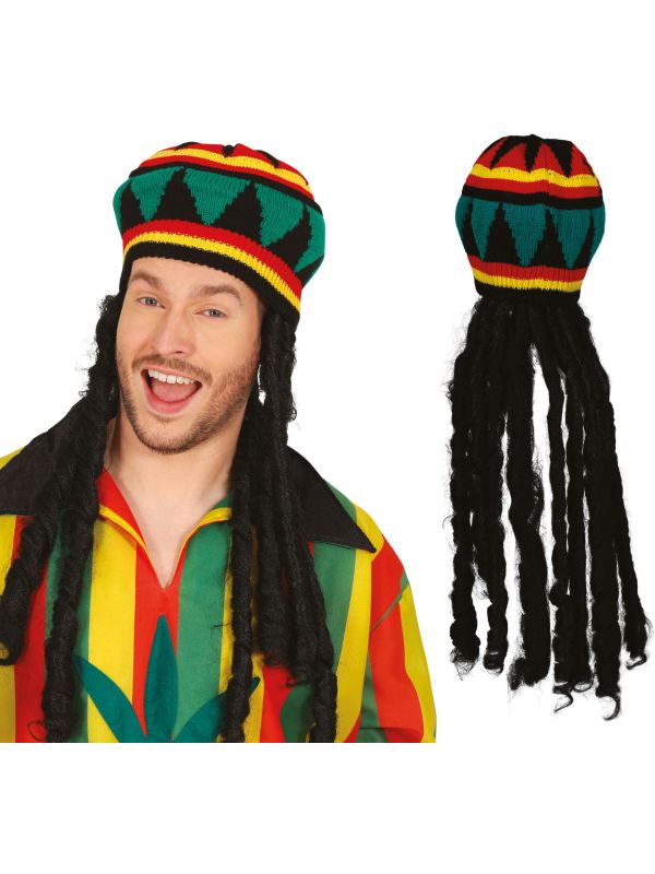 Rasta Hoed met Haar