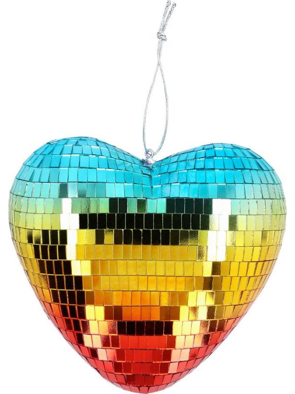 Regenboog Hartvormige Discobal