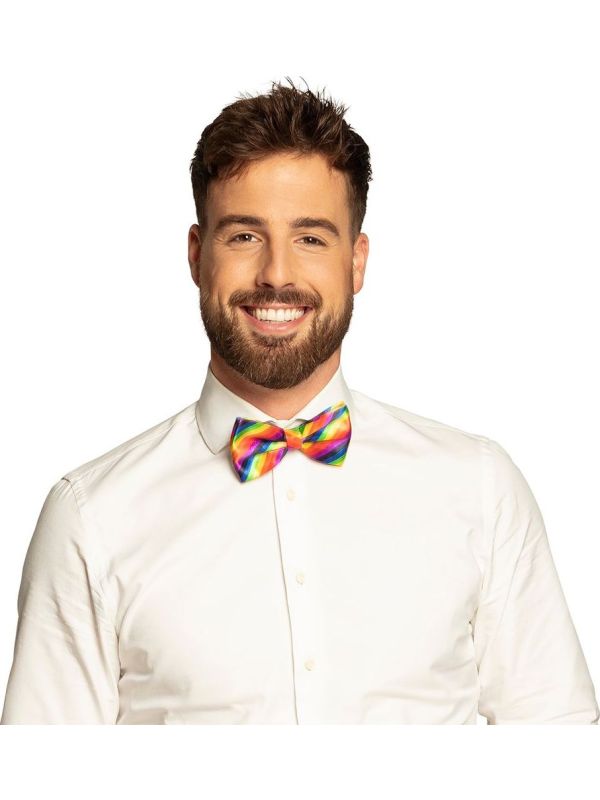 Regenboogkleurige Vlinderstrik