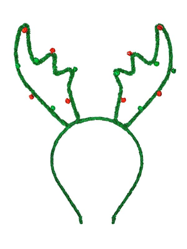 Rendier Haarband Groen Kerst Dames Heren