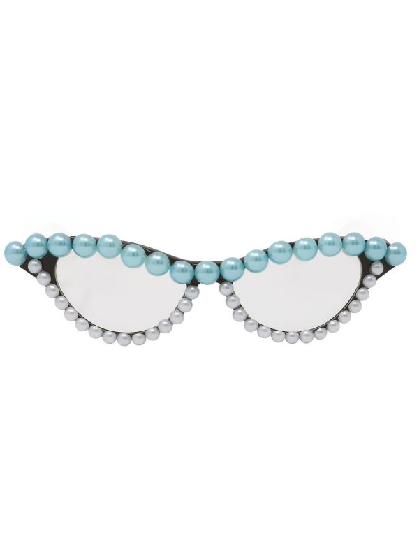 Retro 50's Bril met Parels