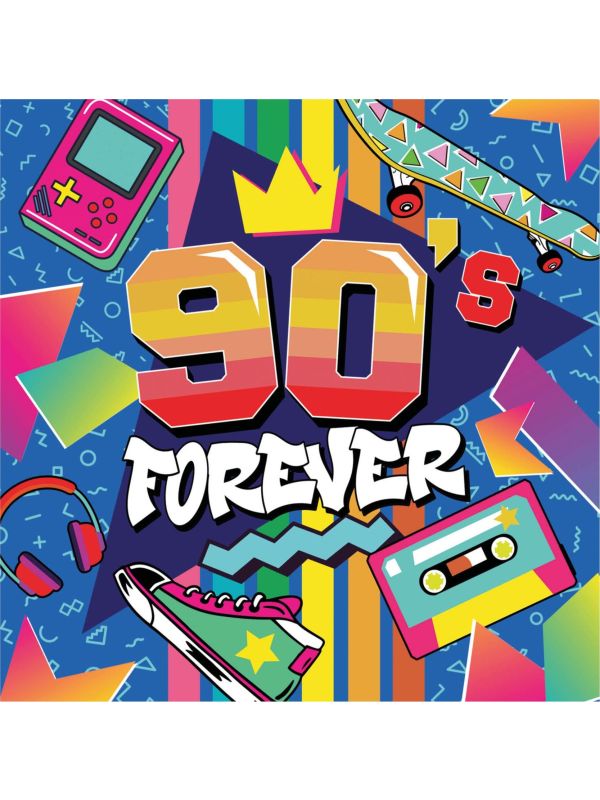 Retro 90's Forever Servetten