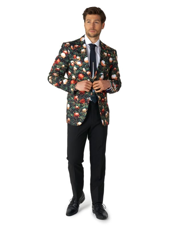 Retro Foute Kerstboom Opposuits Kostuum