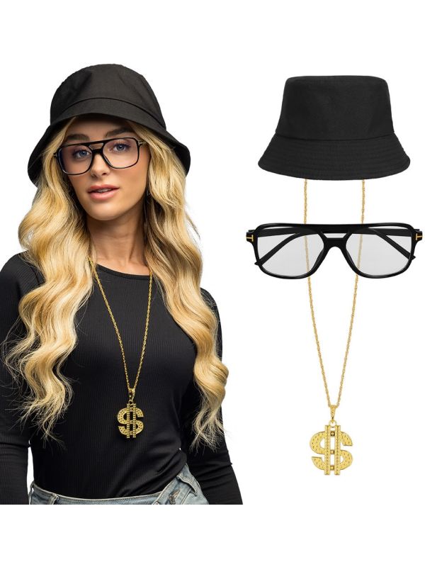 Retro Rapper Accessoireset Carnaval Heren