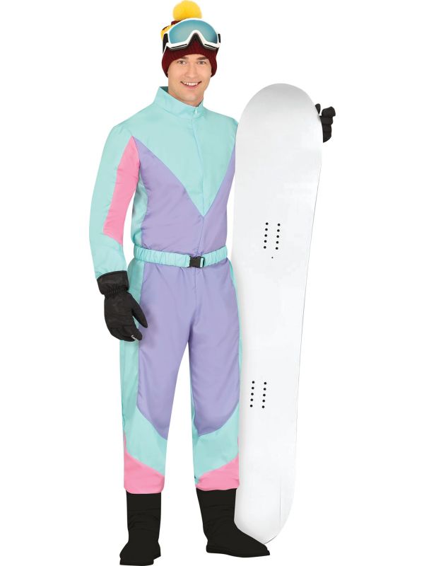 Retro Sportieve Ski Outfit Volwassenen