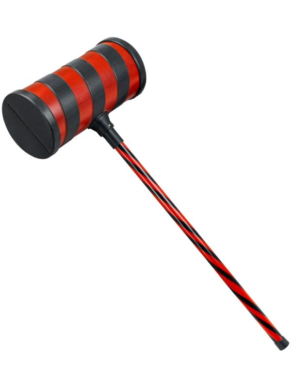 Reuzenhamer Rood Carnaval Dames Heren