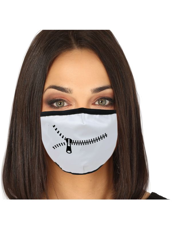 Rits Mondkapje Wit