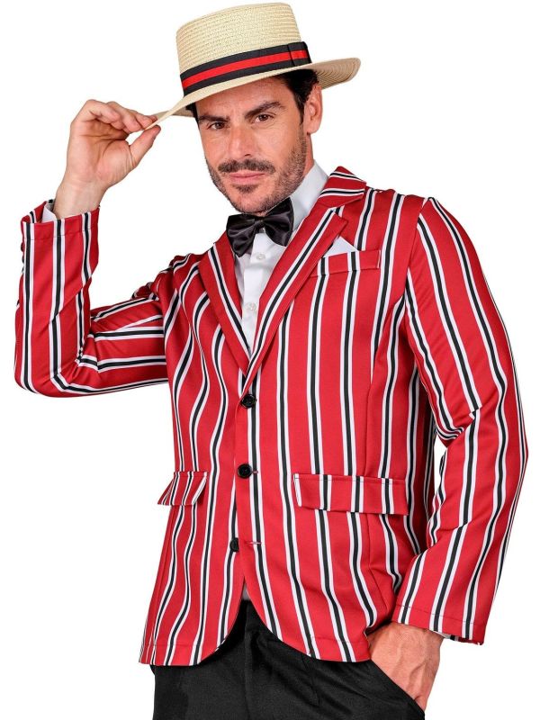 Roaring 20s Kostuum Rood Heren
