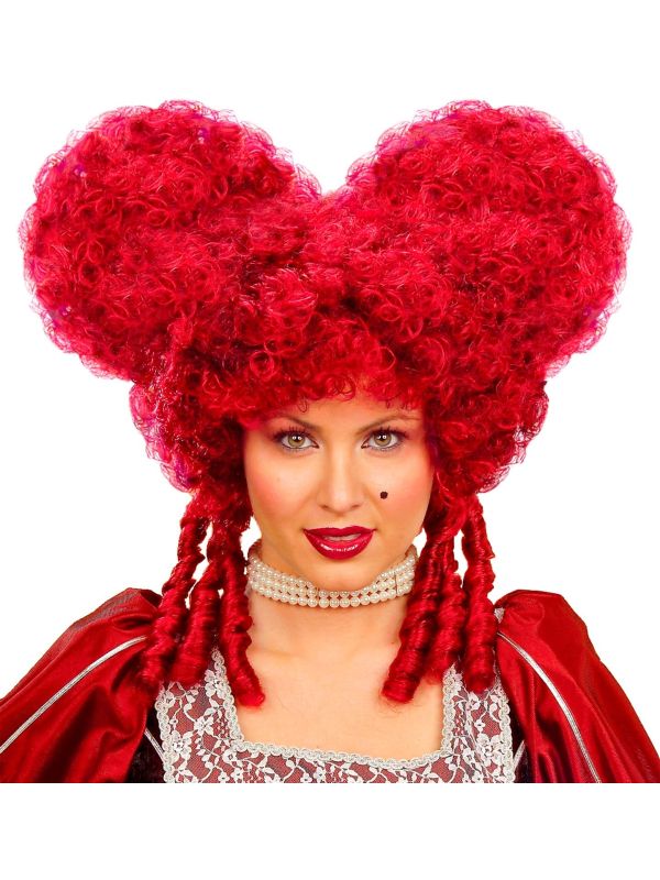 Rode Barok Pruik