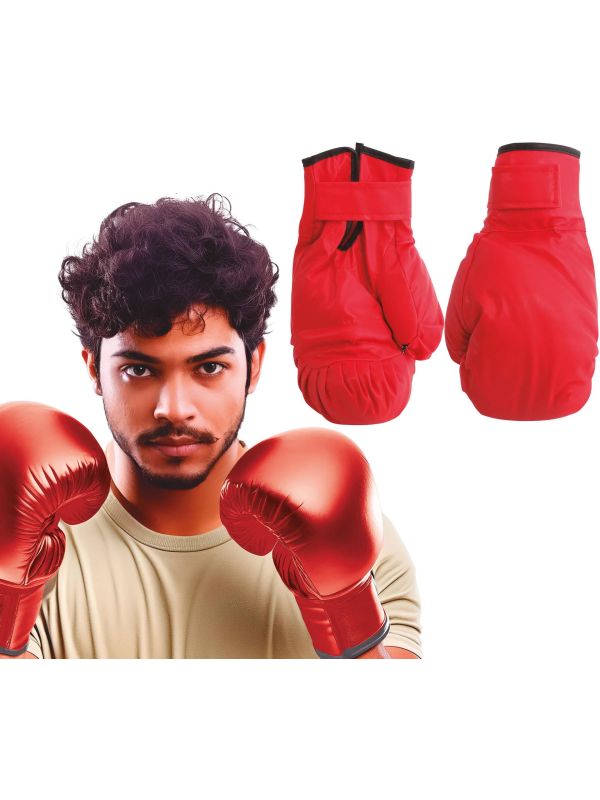 Rode Bokshandschoenen Carnaval