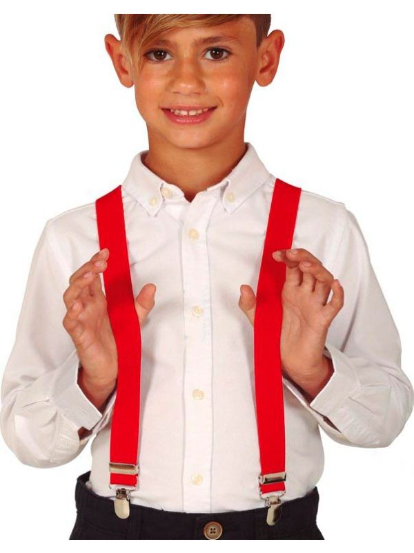 Rode Bretels Basis Kind