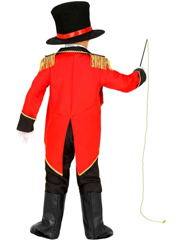 Kinderen Circus Ringmeester Kostuum met Hoed Majorette Drummer Jas