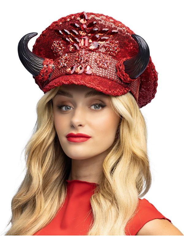 Rode Duivel Glamour Pet Halloween