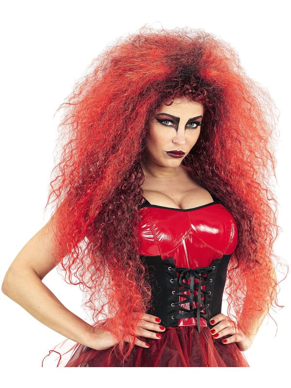 Rode Duivel Pruik