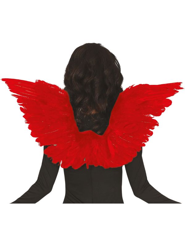 Rode Engel Vleugels met Veren