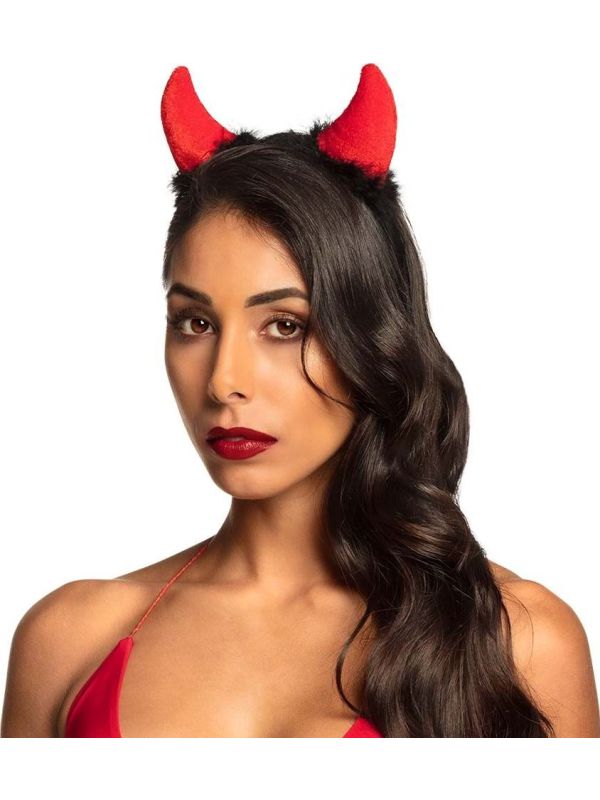 Rode Fluwelen Duivel Hoorntjes